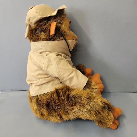 Shalom Toy Co Inc Realistic Safari Monkey Chimp Plush Toy 16" Brown Furry Tagged - Picture 8 of 15